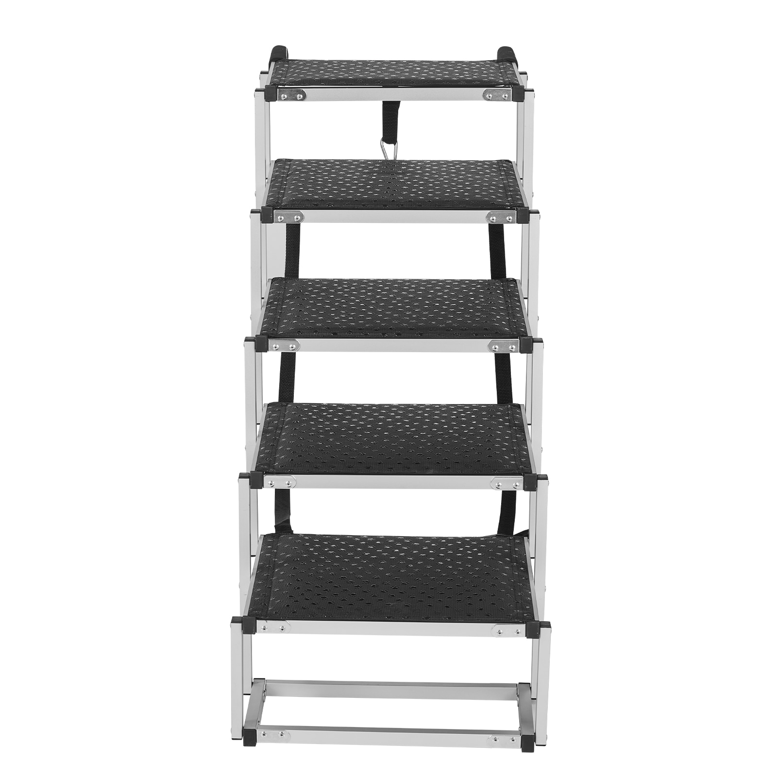 Foldable Dog Stairs For Cars With Aluminum Frame For Pets_voghion.com